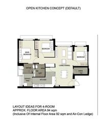 Blk 419D Waterfront II @ Northshore (Punggol), HDB 4 Rooms #610282531